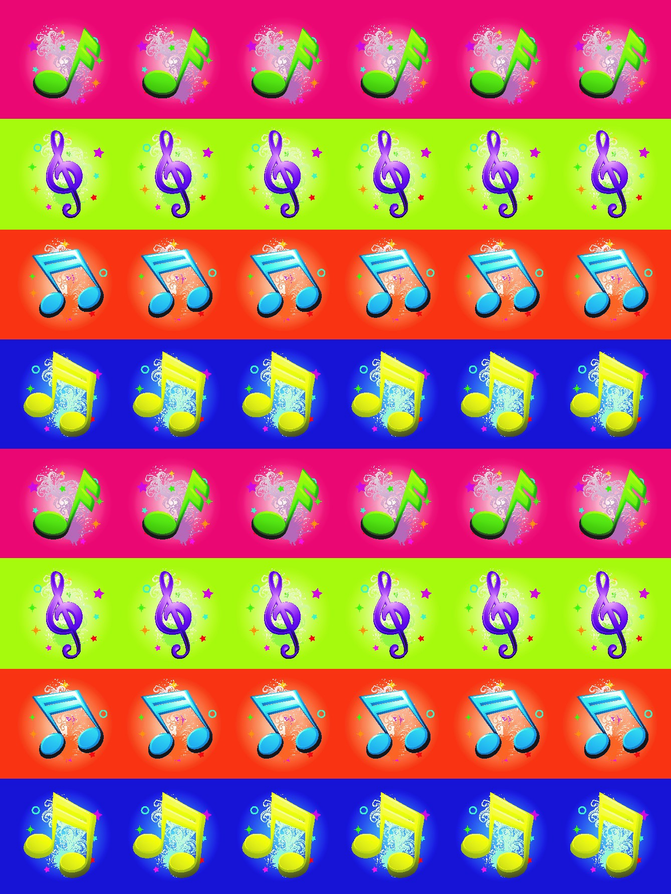 Music Notes Stickers – Crafts and More